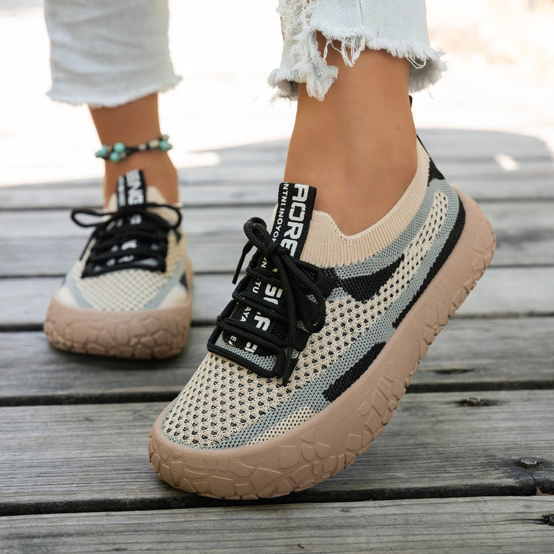 Women's Fashion Breathable Knit Sneakers
