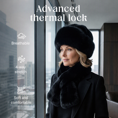 Winter Plush Thickened Scarf and Hat Warm Set