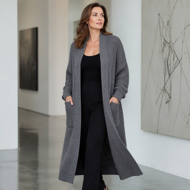 🌸 LIMITED-TIME 50% OFF! ✨Women's Casual Chunky Knit Long Cardigan