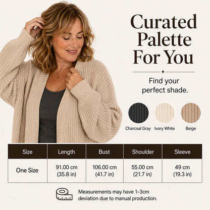 🌸 LIMITED-TIME 50% OFF! ✨Women's Casual Chunky Knit Long Cardigan