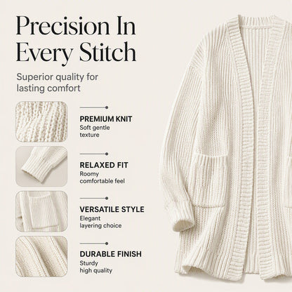🌸 LIMITED-TIME 50% OFF! ✨Women's Casual Chunky Knit Long Cardigan