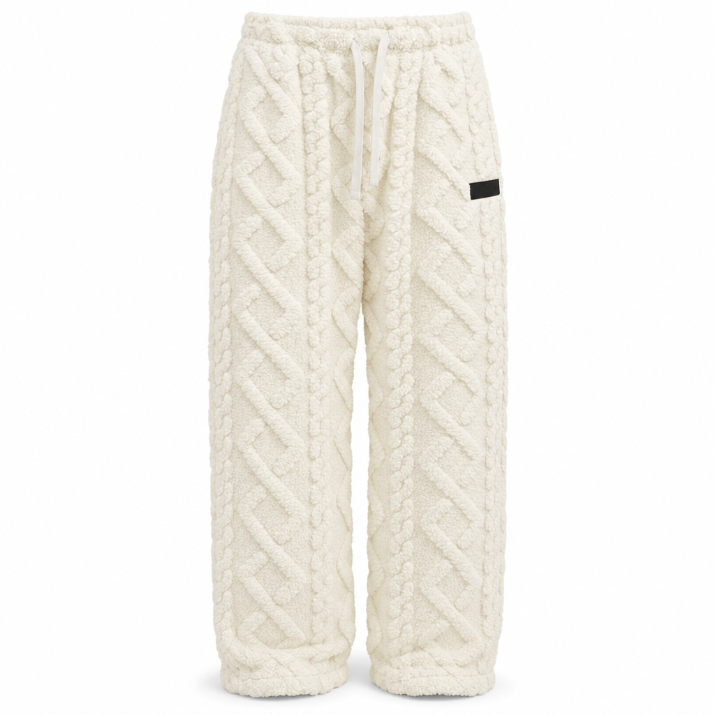 Women's Casual Warm Flannel Lined Lounge Pants
