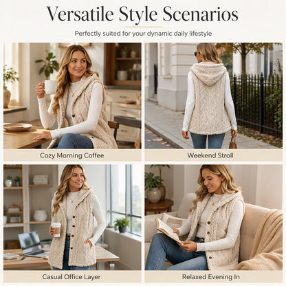 🧥Women’s Cozy Warmth Hooded Vest