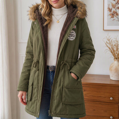 🧥 Women's Parka Jacket – 🍂☁️ Hooded Design & Warm Lining | Wind & Cold Protection, Easy Outings ✨