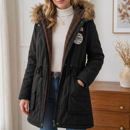 🧥 Women's Parka Jacket – 🍂☁️ Hooded Design & Warm Lining | Wind & Cold Protection, Easy Outings ✨
