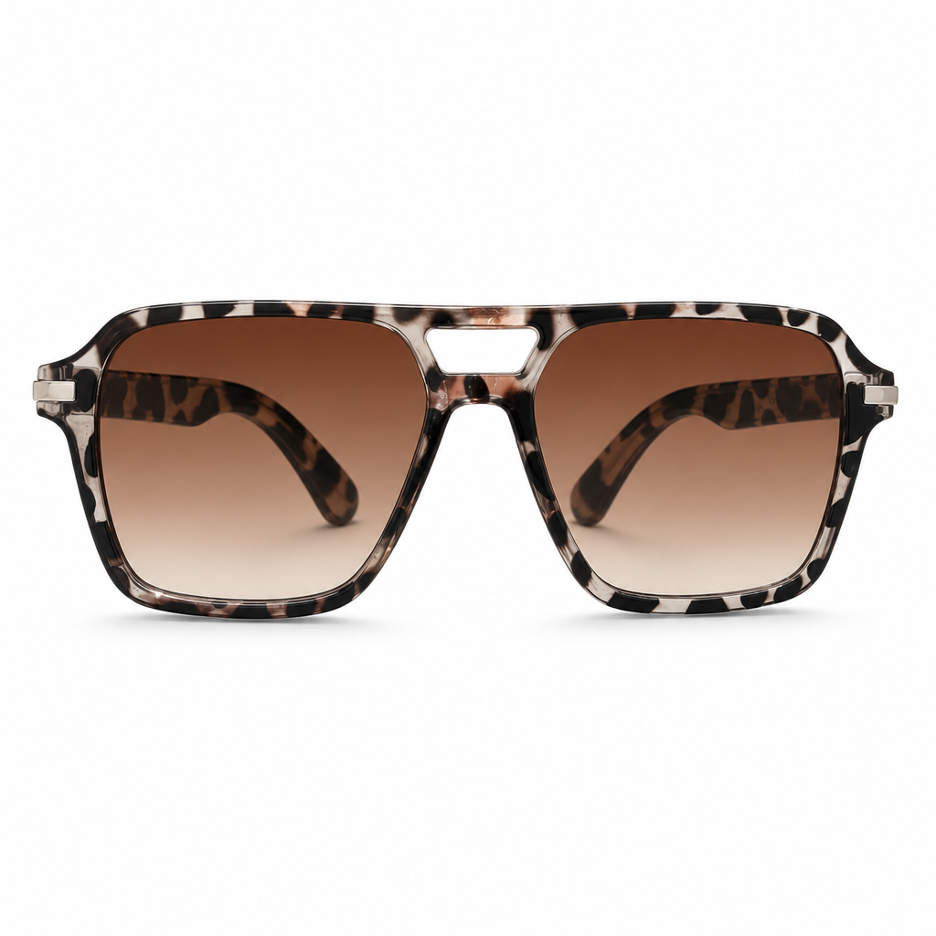 Vintage Retro Square Frame Sunglasses
