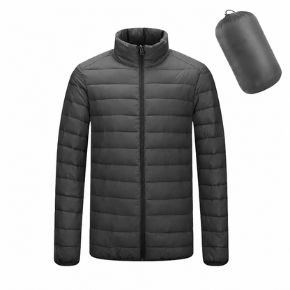 🧥Men's Lightweight Padded Stand Collar Winter Coat