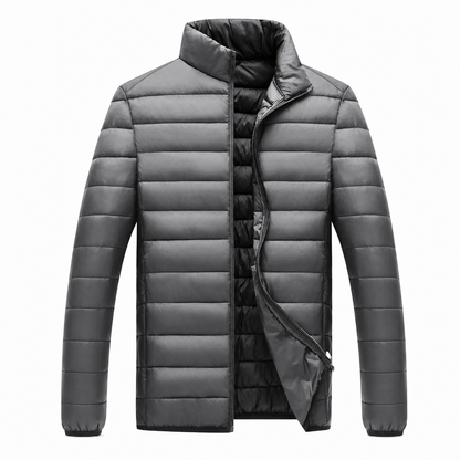 🧥Men's Lightweight Padded Stand Collar Winter Coat