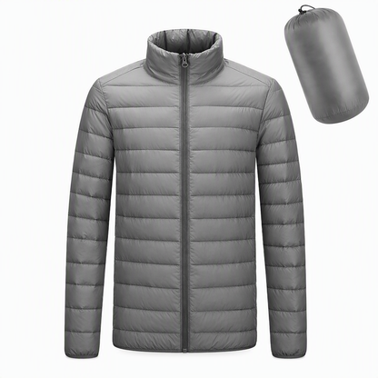 🧥Men's Lightweight Padded Stand Collar Winter Coat