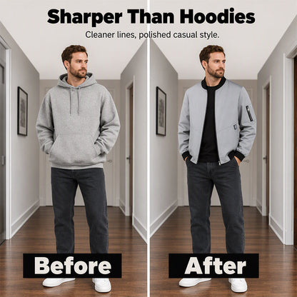 🧥 Lightweight Comfort, Classic Bomber Style | Men's Casual Jacket