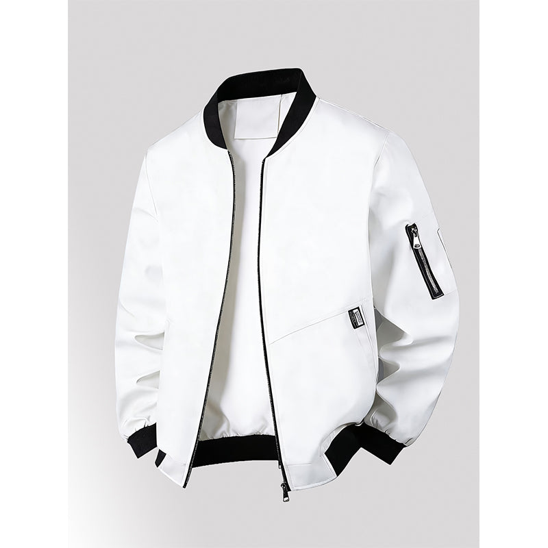 🧥 Lightweight Comfort, Classic Bomber Style | Men's Casual Jacket