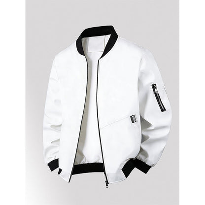 🧥 Lightweight Comfort, Classic Bomber Style | Men's Casual Jacket