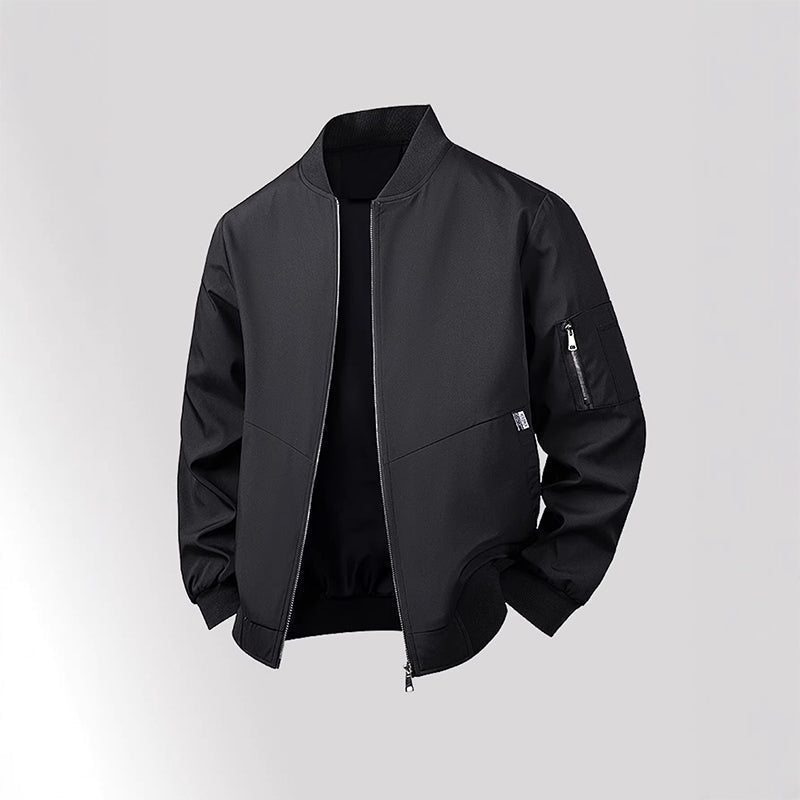 🧥 Lightweight Comfort, Classic Bomber Style | Men's Casual Jacket