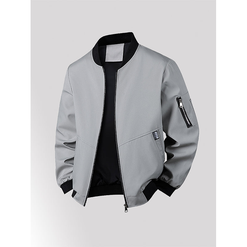 🧥 Lightweight Comfort, Classic Bomber Style | Men's Casual Jacket