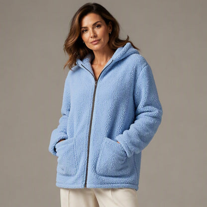 ⏳🍂LAST DAY SALE 60% OFF !!📢Women's Casual Plush Hooded Jacket