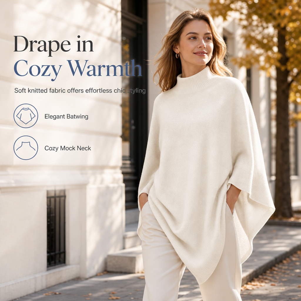 Women's Elegant Loose Knitted Shawl Wrap