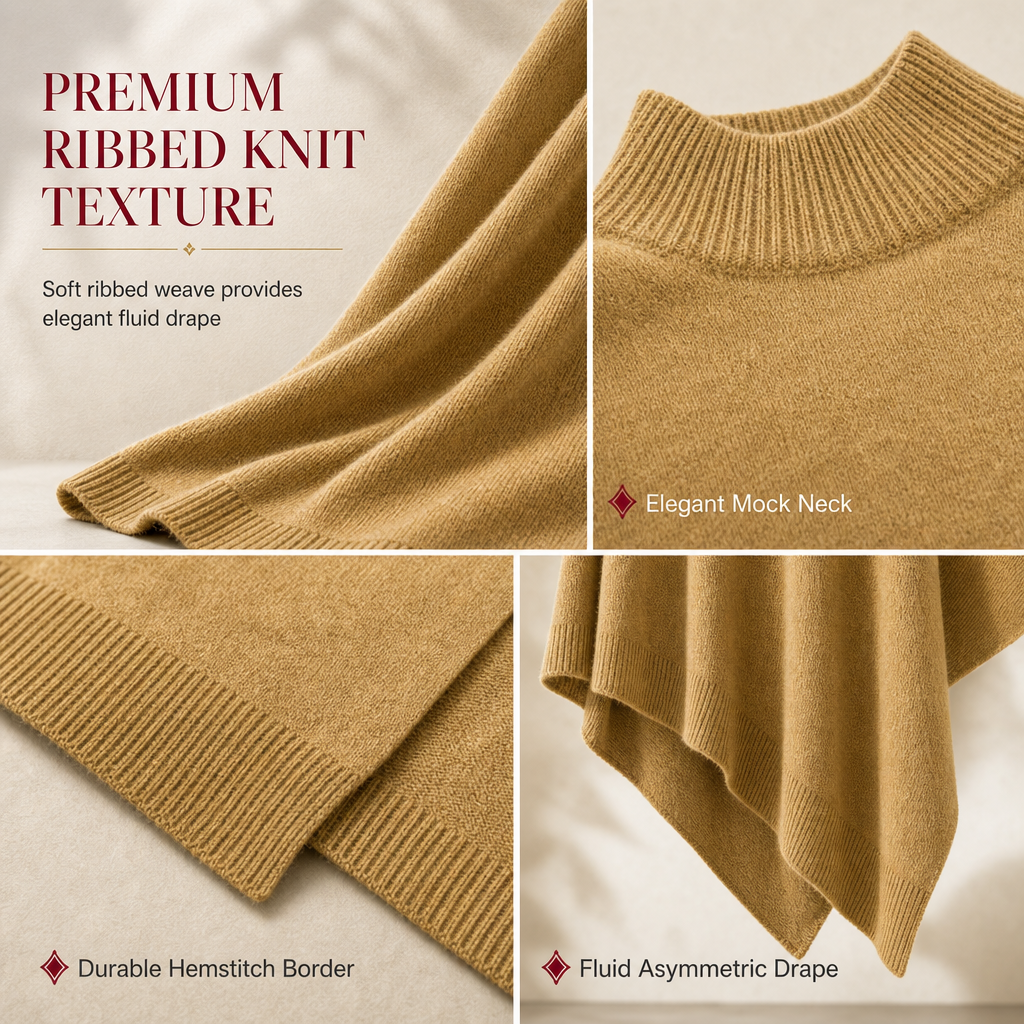 Women's Elegant Loose Knitted Shawl Wrap