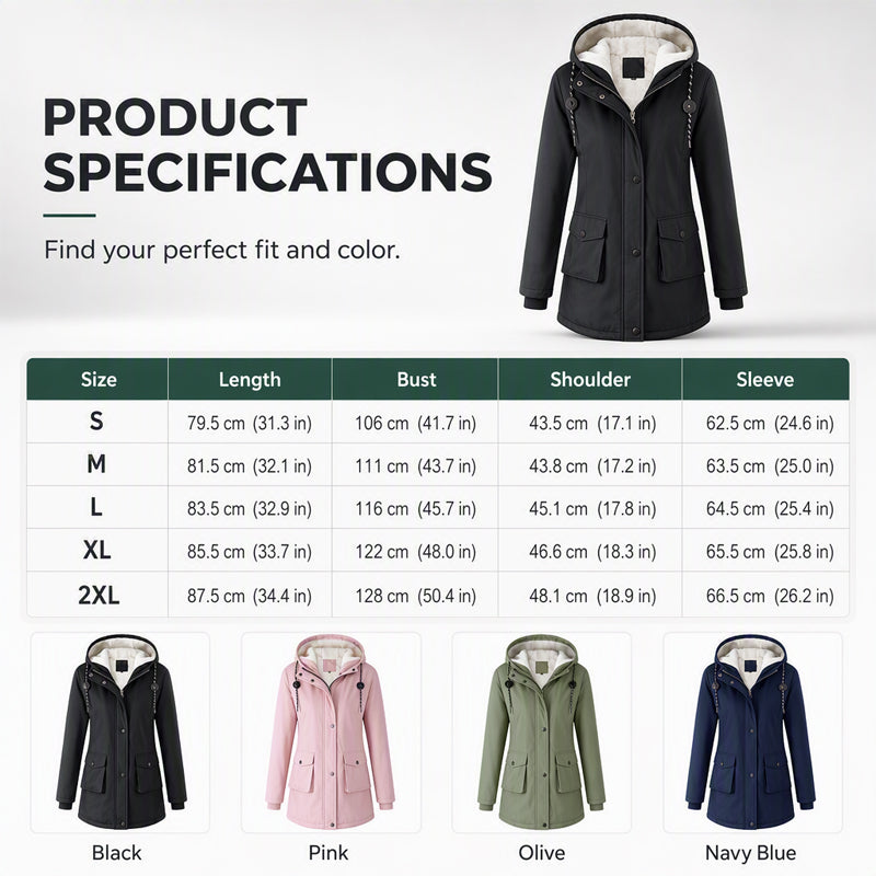 🧥Women's Comfortable Warmth Parka Coat