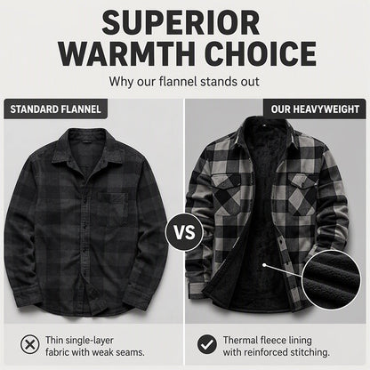🧥Men's Winter Thermal Plaid Shirt Jacket