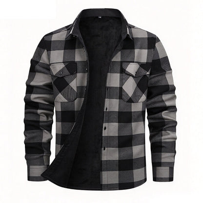 🧥Men's Winter Thermal Plaid Shirt Jacket