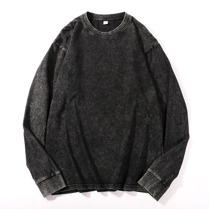 Vintage Washed Long Sleeve T-Shirt🧥