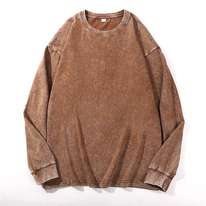 Vintage Washed Long Sleeve T-Shirt🧥