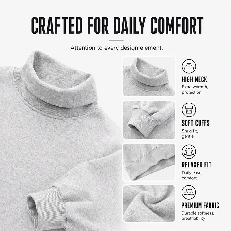 🧥Women's Casual Mock Neck Sweatshirt