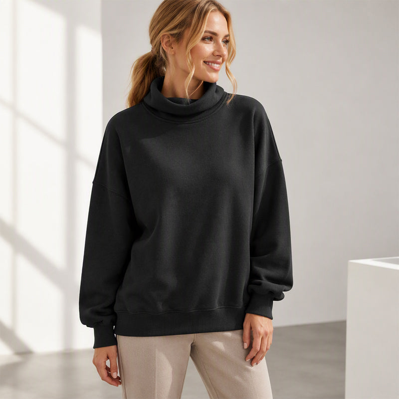 🧥Women's Casual Mock Neck Sweatshirt