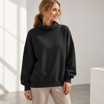 🧥Women's Casual Mock Neck Sweatshirt