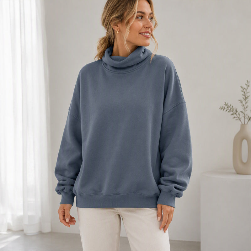 🧥Women's Casual Mock Neck Sweatshirt