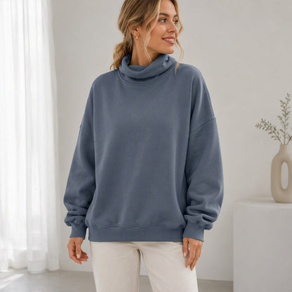 🧥Women's Casual Mock Neck Sweatshirt