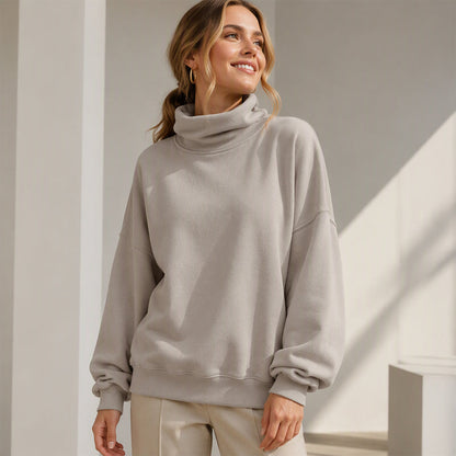 🧥Women's Casual Mock Neck Sweatshirt