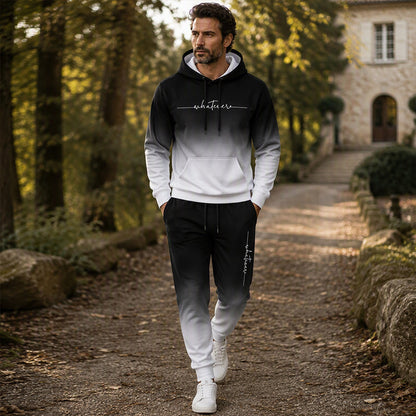 🖤Black Friday Sale:55% OFF🖤 🐅Men's Printed Hoodie & Sweatpants Set