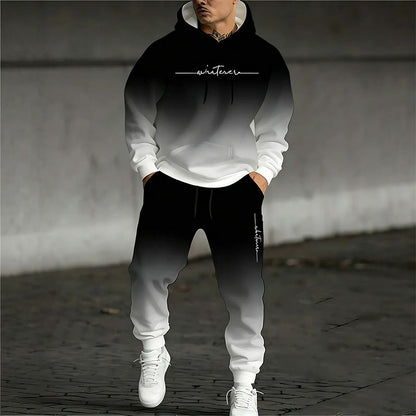 🖤Black Friday Sale:55% OFF🖤 🐅Men's Printed Hoodie & Sweatpants Set