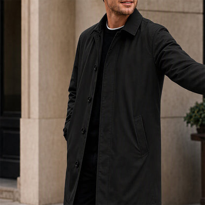 Men's Water-Resistant Padded Trench Coat