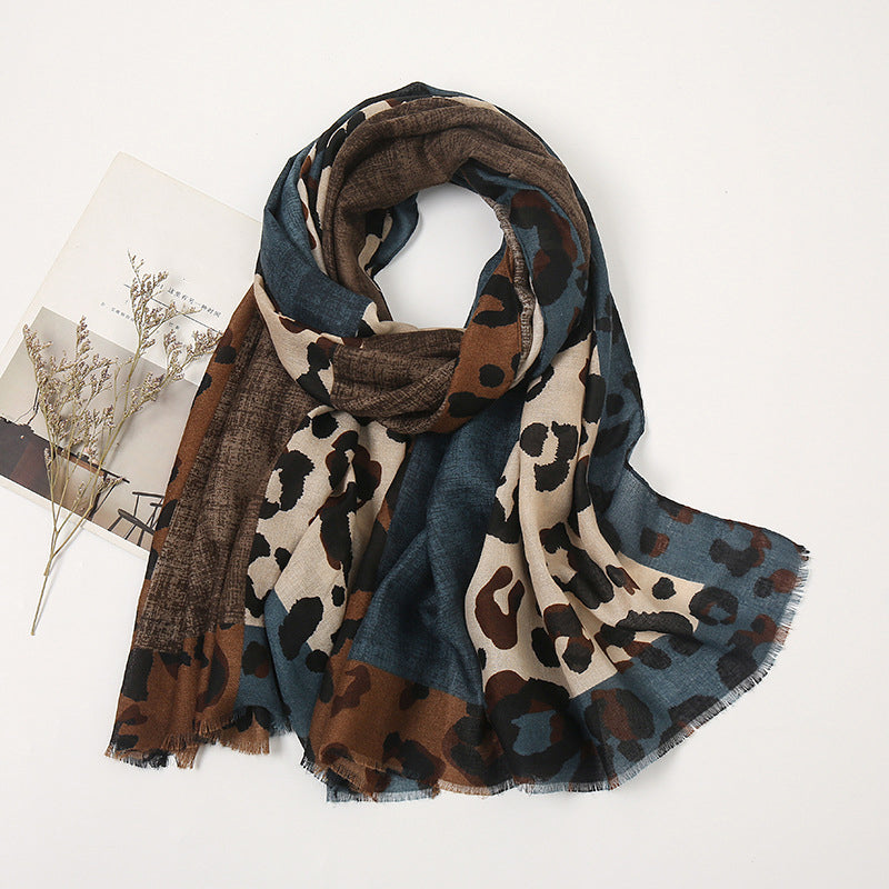 💖Black Friday Mega Deal – 50% off!💖✨🧣 Versatile Lightweight Leopard Print Shawl Scarf 🐆