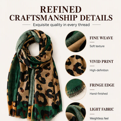 💖Black Friday Mega Deal – 50% off!💖✨🧣 Versatile Lightweight Leopard Print Shawl Scarf 🐆