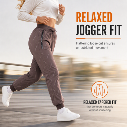 Unisex Loose Fit Sherpa Fleece Lined Joggers Warm Winter Casual Pants with Zipper Pockets