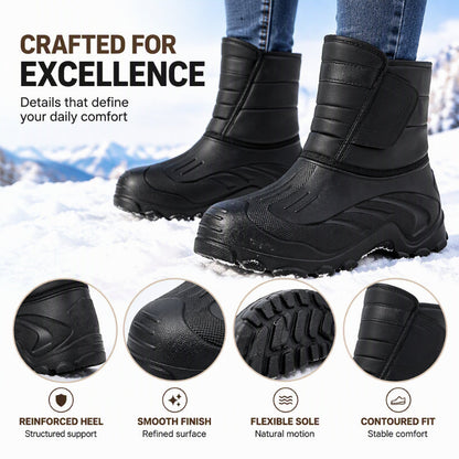 🖤Black Friday Sale:50% OFF🖤 Unisex Plush-Lined Waterproof Snow Boots
