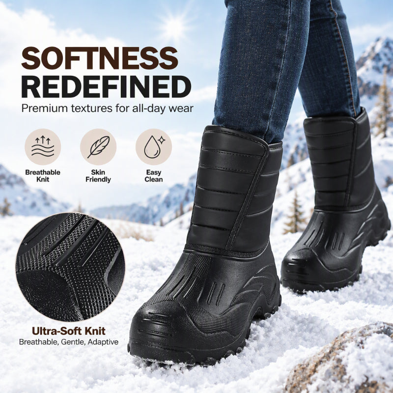 🖤Black Friday Sale:50% OFF🖤 Unisex Plush-Lined Waterproof Snow Boots