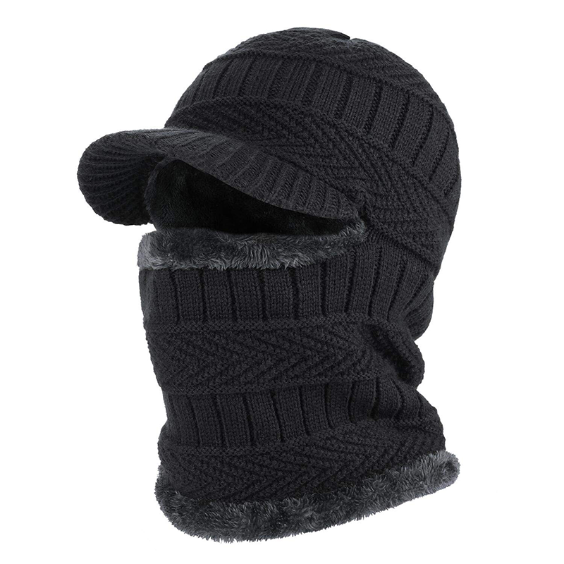 3-in-1 Winter Balaclava, Insulated Hood with Protective Goggles
