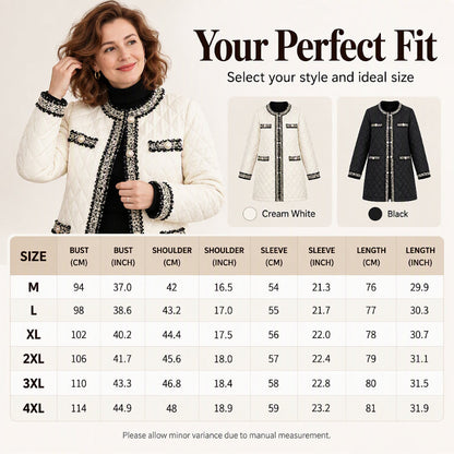 Women's Quilted Mid-Length Padded Jacket