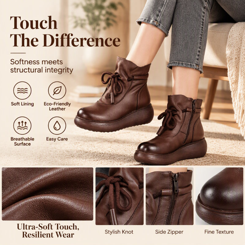 Women's Retro Thermal-Lined Ankle Boots