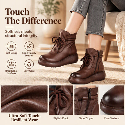 Women's Retro Thermal-Lined Ankle Boots